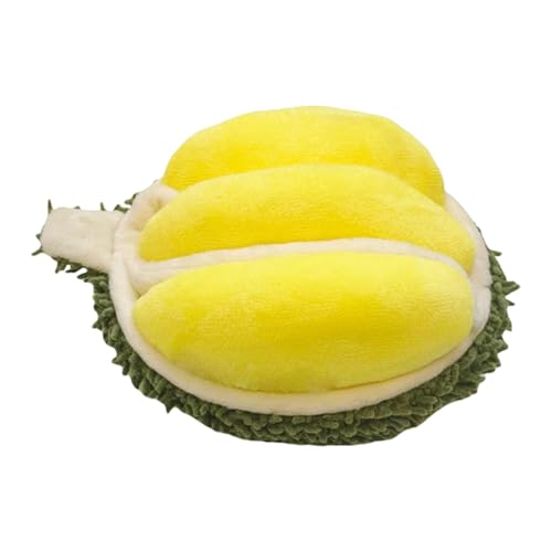 mivceklw Plüsch-Spielzeug für Hunde, interaktives Durian-Themed Sounding Toy, Kauspielzeug, Spielzeug für Hunde, Stuffed Squeaker-Spielzeug für Hunde, zur Reinigung von Häuschen und zur mentalen von mivceklw