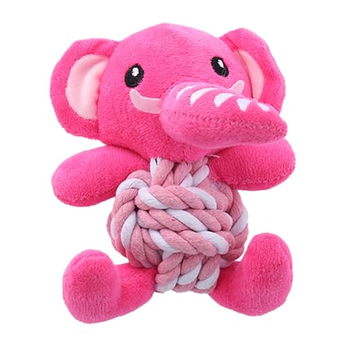 mivceklw Plush Dog Toys with Squeakers, Interactive Chew Toys Small Medium Large Dogs, Soft Stuffed Animal with Cotton Rope, Sturdy Squeaky Pet Toy for Fun and Training von mivceklw