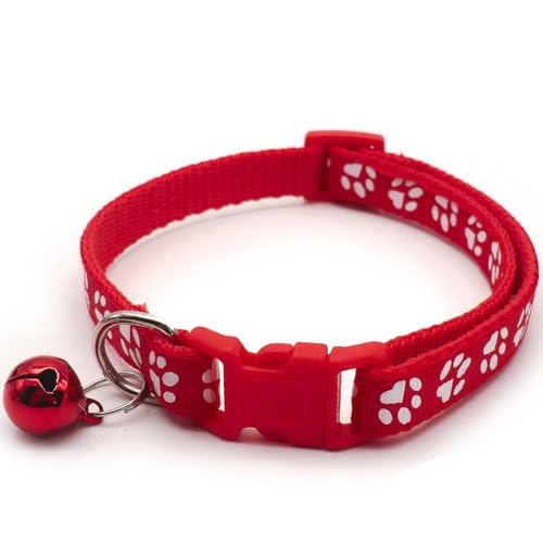 mivceklw Puppy Collars, Adjustable Whelping Puppy Necklace with Bell, Soft Pet Rope Accessory, Perfect for Babies Pets, Puppies, Small Dogs, Cats, Gentle & Comfortable, 7.48-12.6in von mivceklw