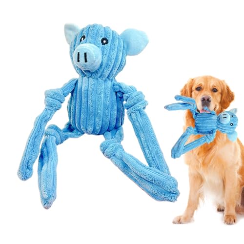 mivceklw Squeaky Dog Toys, Pet Chew Toy, Aggressive Dog Chewer Small Pet Chewy Tool with Built in Squeaker and Soft Plush Material for Tiny, Medium, and Large Dogs, 14.57x3.94 Inches von mivceklw