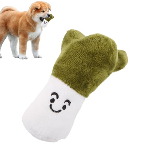 mivceklw Vegetable Shaped Plush Dog Toy, Soft Stuffed Chew Toy for Dogs and Cats, Interactive Comfort Toy for, Chattering Plush Dog Toy, Calming Chew Toy for Pet, Fun Pet Toy von mivceklw