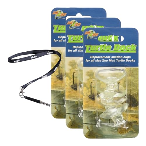 Set mit Hundetraining Edelstahl-Klicker WHI, and Laboratories SZMTDS4 Zoo Turtle Dock SuCountion Cups, 3 Stück von moofin