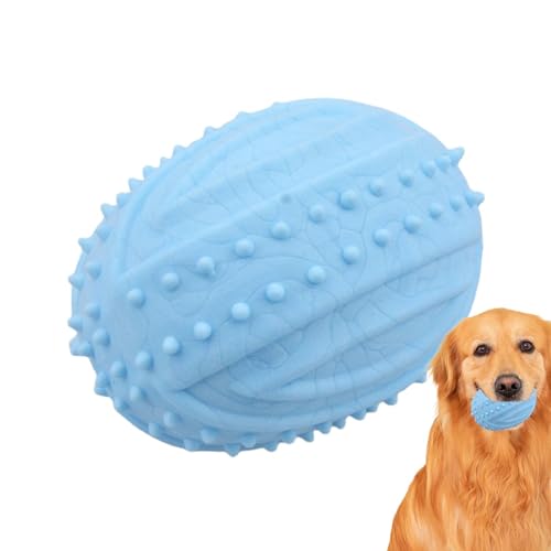 moonyan Hundespielzeugball, Hundekauspielzeug,Schwimmender Kaufußball für Welpen | Hundespielzeugball, Beißspielzeugbälle für Hunde und Welpen, Kauzahnreinigungsball für Hunde von moonyan