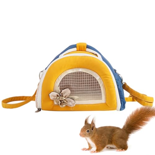 moonyan Transportboxen für kleine Hunde, Transportboxen für Kleintiere | Kaninchen-Reisetragetasche,Tragbare Kleintier-Tragetasche für Hamster, Chinchilla, Kaninchen, Rennmäuse, Igel, Zuckergleiter, von moonyan