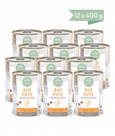 100% Bio-Pute, Inhalt: 12 x 400g Sparpaket von naftie