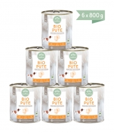 100% Bio-Pute, Inhalt: 6 x 800g Sparpaket von naftie