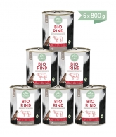 100% Bio-Rind, Inhalt: 6 x 800g Sparpaket von naftie