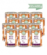 100% Wald Wild, Inhalt: 12 x 400g Sparpaket von naftie