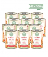 Bio Dinkel Held, Inhalt: 12 x 400g Sparpaket von naftie