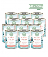 Bio Fjord Lachs, Inhalt: 12 x 400g Sparpaket von naftie