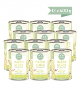 Bio Hafer Glück, Inhalt: 12 x 400g Sparpaket von naftie