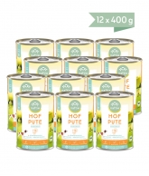 Bio Hof Pute, Inhalt: 12 x 400g Sparpaket von naftie