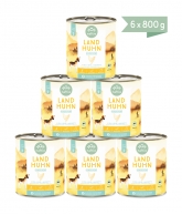 Bio Land Huhn, Inhalt: 6 x 800g Sparpaket von naftie