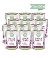 Bio Linsen Power, Inhalt: 12 x 400g Sparpaket von naftie