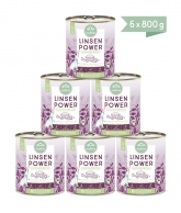 Bio Linsen Power, Inhalt: 6 x 800g Sparpaket von naftie