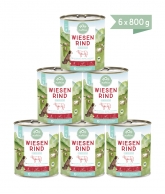 Bio Wiesen Rind, Inhalt: 6 x 800g Sparpaket von naftie