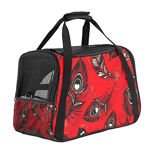 Haustier-Reisetragetasche, tragbare Haustiertasche - Faltbare Stoff-Haustiertrage-Reisetragetasche Wolf Cute von nakw88