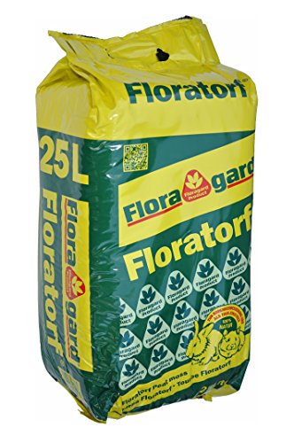 Floragard Flora natürlicher Torf -3 x 25 L Heimtierstreu für Hasen Meerschweinchen Nager von nanook