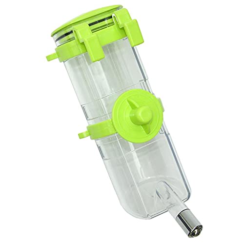 nanook Haustier Trinkflasche Tränke Wasserspender für Hamster Kaninchen Kleintiere Nagertränke - 500ml - grün von nanook