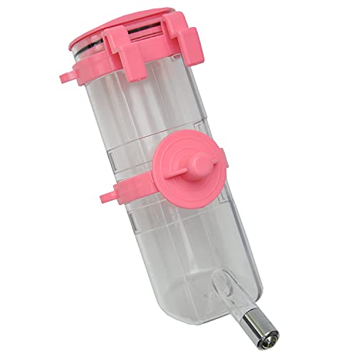 nanook Haustier Trinkflasche Tränke Wasserspender für Hamster Kaninchen Kleintiere Nagertränke - 500ml - pink von nanook