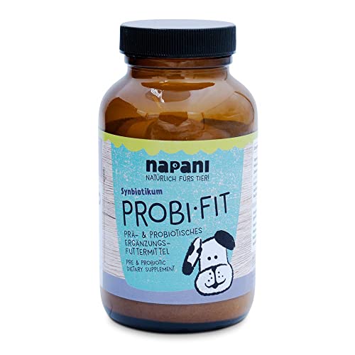 napani - Probiotika ProBi-Fit für Hunde mit empfindlicher Verdauung, gezielte Unterstützung der natürlichen Darmflora von Hunden, Probiotisches Ergänzungsfuttermittel für Hunde,1 x 100g von napani