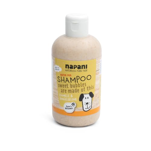 napani Hunde Shampoo Sweet Bubbles Are Made of This, hundeshampoo sensitiv & gegen Juckreiz, Natürliche Pflege für gesundes Fell & Haut, vegan, natürlich & umweltfreundlich, 1 x 250ml von napani