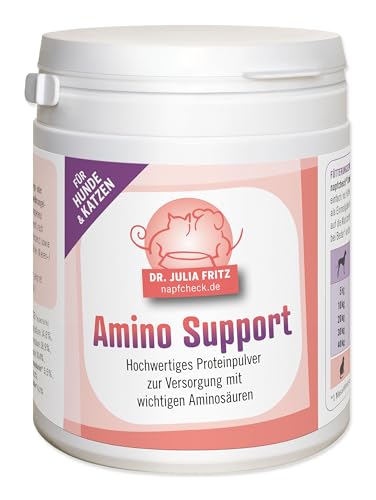 napfcheck Amino Support – Proteinpulver für Hunde und Katzen - 300 g von napfcheck