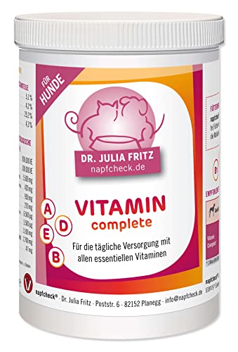 napfcheck Vitamin Complete - Vitaminergänzung speziell für Hunde - 180 g von napfcheck