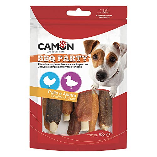 Camon AE901 BBQ Party Snack für Hunde Huhn und Ente Premietti Kaubarer Hund von napz