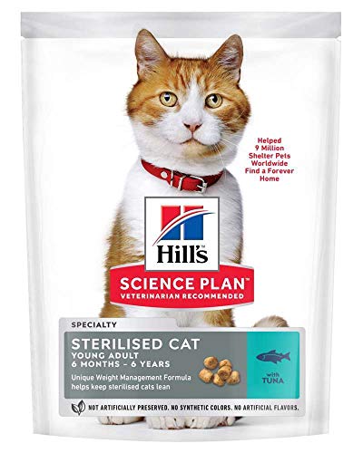 Hills Pet Nutrition Sp Feline Y.A. Sterilised Thunfisch - 300 g von napz