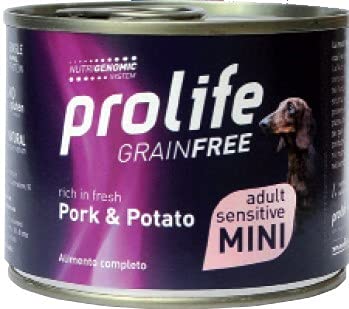 Prolife Grain Free Erwachsene Sensitive Schweinefleisch & Kartoffeln - Mini Dose 200 Gramm von napz