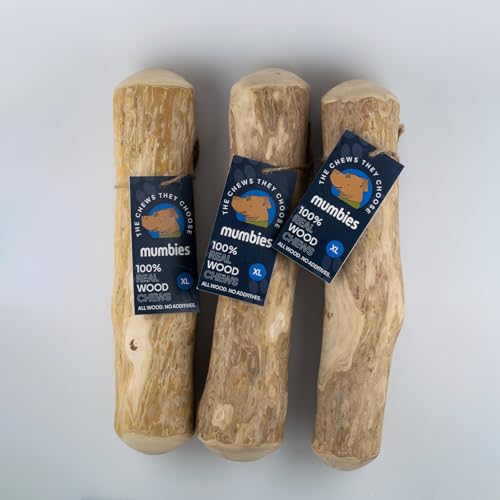 Mumbies Wood Dog Chews, Mumbies Wood Chew, Mumbies Dog Chews, Coffee Wood Dog Chew Toy, Natural Chew Toys - Teeth Cleaning Stress Relief (XL, 1 PCS) von naturry