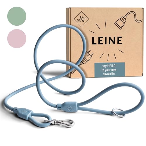 ne&no® Hundeleine 1,5 m Loft Design | schmutz- & wasserfest | Führleine für Hunde | Hundeleine | Leine Hund | Dog Leash | Hundeleine blau von ne&no