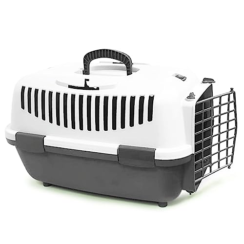 nestQ Transportbox mit abnehmbarem Griff, bequeme Reisetasche, 48 x 32 x 32 cm, ideal für Hunde wie Yorkshire Terrier oder Chihuahua und Katzen wie Perser und Siamesisch von nestQ