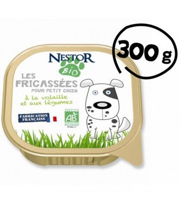 Nestor Bio – Getreide, Bio, Geflügel, für Hunde, 9 x 300 g von nestor bio nestorbio