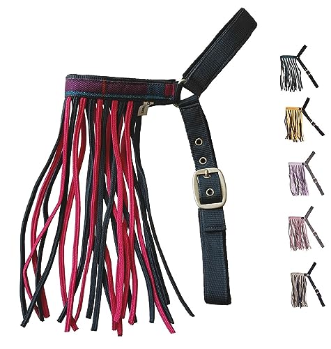 netproshop Fliegenfransen Fliegenschutz Tragbar ohne Halfter Shetty/Pony/Cob/Full, Groesse:Pony, Farbe:Summer Sky von NETPROSHOP