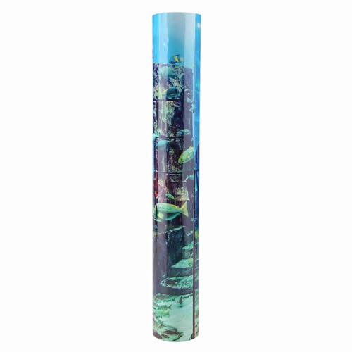 nikusaz PVC Korallen Aquarium Hintergrund Unterwasser Poster Aquarium Wanddekorationen Aufkleber (76 * 46cm) von nikusaz