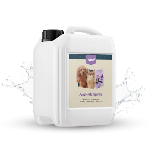 nimo® Anti Filz Spray | für Hunde, Katzen & Haustiere | Entfilzungsspray löst Verfilzung & Knoten im Fell | leichtere Kämmbarkeit, Fellpflege, Entwirrung von nimo