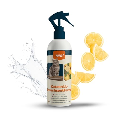 nimo® Katzenklo Geruchsentferner | Geruchsneutralisierer Spray gegen unangenehme Gerüche und Katzenurin | effektiver Geruchsentferner für Katzentoiletten von nimo