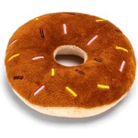 nobleza  - Plüsch-Hundespielzeug Donut braun von nobleza