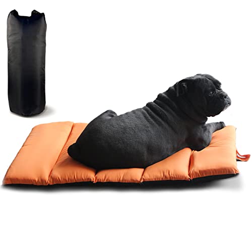 Outdoor-Hundematte, wasserdicht, Outdoor-Hundebett für mittelgroße und große Hunde, 109,2 x 61 cm, faltbares Hundebett für Camping, Kauen, Reisen, Hundebett, Campingausrüstung für Camping von nononfish