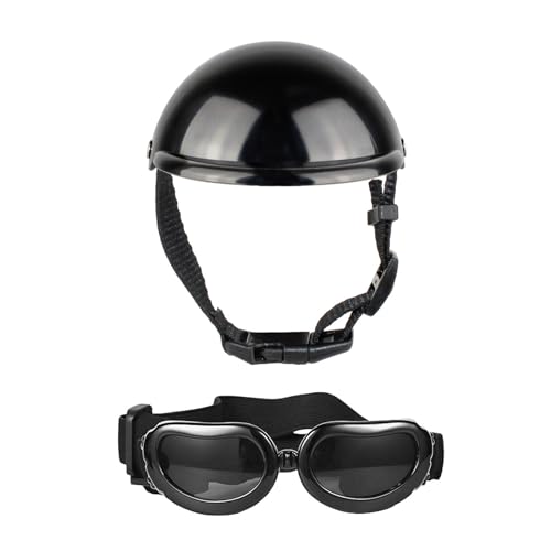 nuanzhiyuan Motorradhelm mit Schutzbrille, für Outdoor-Abenteuer, Helm mit Ohrloch von nuanzhiyuan