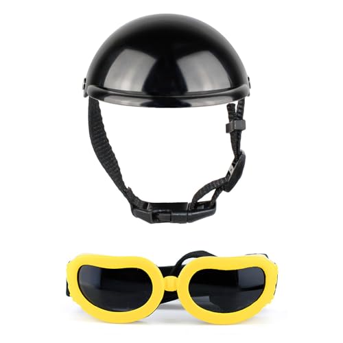 nuanzhiyuan Motorradhelm mit Schutzbrille, für Outdoor-Abenteuer, Helm mit Ohrloch von nuanzhiyuan