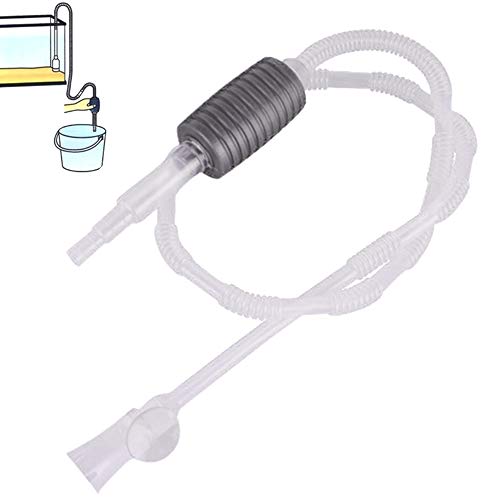 nuluxi Aquarium Reiniger Aquarium Wasser Manuell Pumpen Syphon Fish Tank Reiniger Aquarium Reinigungspumpe Aquarium Reiniger Syphon Kiesreiniger für Reinigung und Wasserwechsel im Tank (Mit Saugnapf) von nuluxi