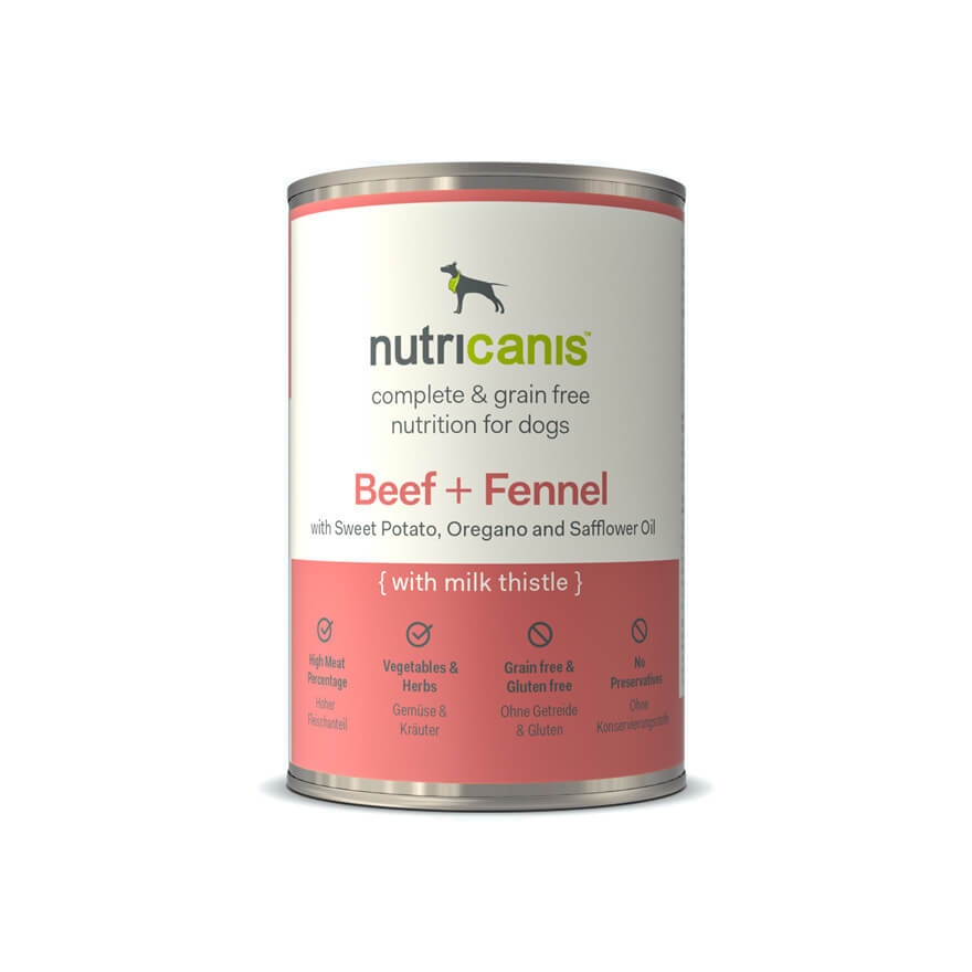 nutricanis 800 g Rind + Fenchel Nassfutter Hund nutricanis 800 g Rind + Fenchel Nassfutter Hund von nutricanis