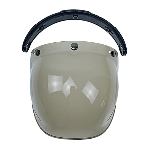 ohfruit Helmgesichtsvisier Offenes Gesicht Motorrad Helm Bubble Faceshield Anti-Fog, die mit Outdoor kompatibel ist 2 von ohfruit