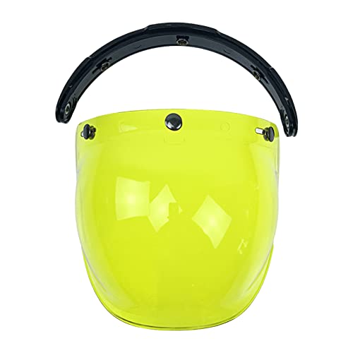 ohfruit Helmgesichtsvisier Offenes Gesicht Motorrad Helm Bubble Faceshield Anti-Fog, die mit Outdoor kompatibel ist 3 von ohfruit