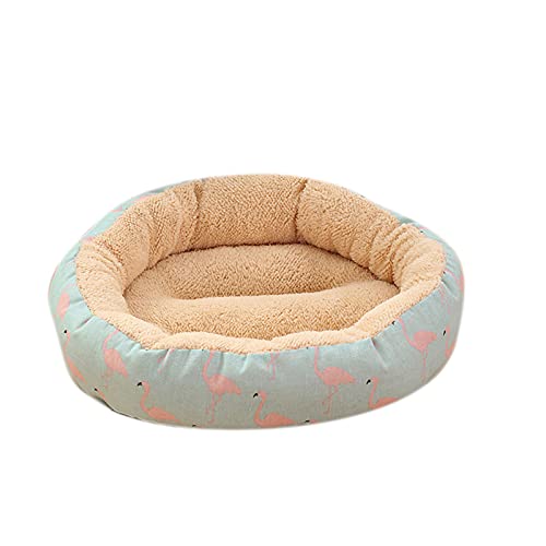 oneforus Haustier-Rundbett Weiches und bequemes Nest für Hunde und Katzen Für Winter-Tiefschlafnest Waschbares Sofa von oneforus