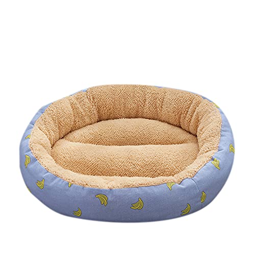 oneforus Haustier-Rundbett Weiches und bequemes Nest für Hunde und Katzen Für Winter-Tiefschlafnest Waschbares Sofa von oneforus