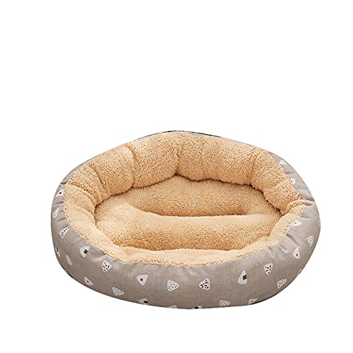 oneforus Haustierdruckbett Weiches und bequemes Nest für Hunde und Katzen Für Winter-Tiefschlafnest Waschbares Sofa von oneforus